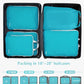 5 Piece Compression Packing Cubes with Laundry Bag (5 Count)
