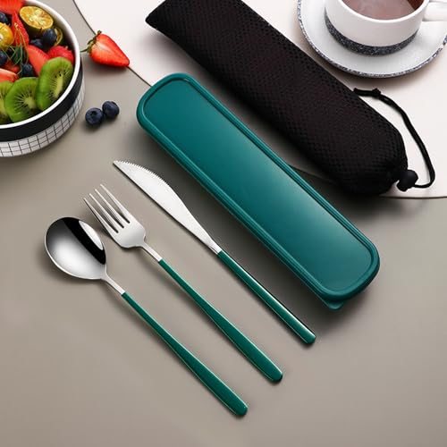 3 Piece Portable Travel Utensils Set with Case 18 (3 Count)