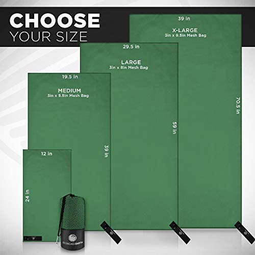 Microfiber Travel & Sports Towel Set