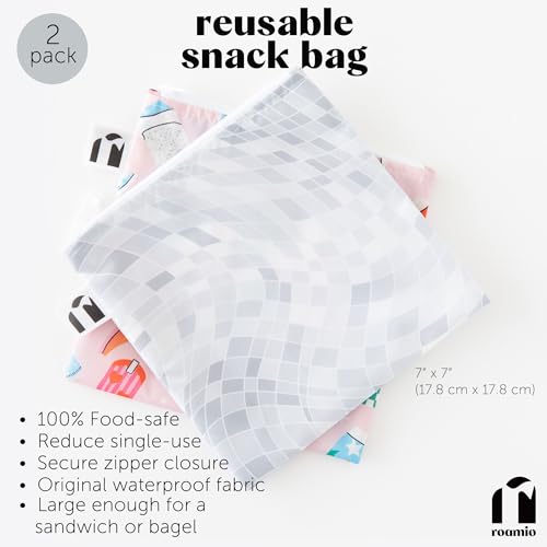 Roamio Reusable Sandwich and Snack Bags