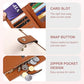 Women's Wallets RFID Blocking Leather Trifold Clutch Wallet Credit Card Holder Ladies Travel Wallet Purse with Passport