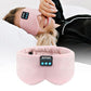 Sleep Mask Bluetooth 5.4 Headphones Soft Wireless Headband Eye Mask Blackout with Microphone