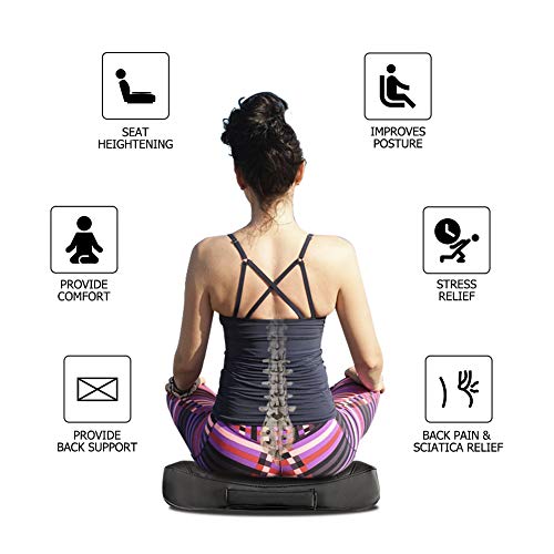 Car Memory Foam Heightening Seat Cushion for Short People Driving