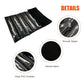 Travel Jewelry Roll Bag Portable Organizer Pouch With Grids&PVC Cover Storage Bags for Necklace