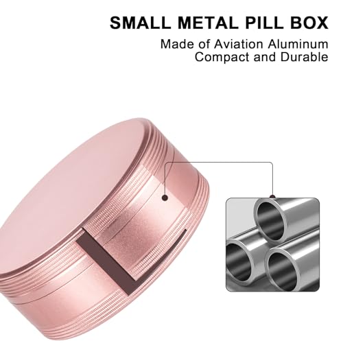 Small Pill Case 2 Compartment
