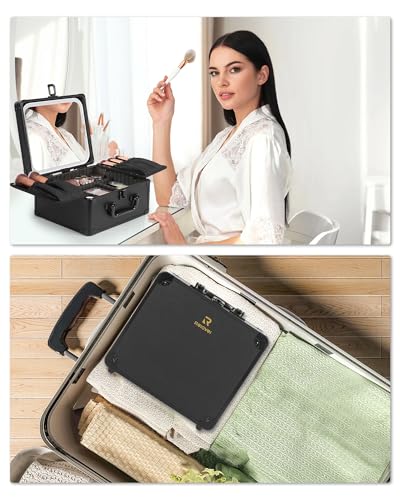 Makeup Bag with LED Mirror