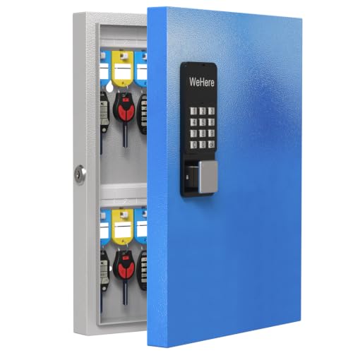 32 Key Lock Box Smart Key Organier Cabinet with Keypad & App for Office