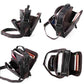 Crazy Horse Cowhide Leather Messenger Bag for Men Vintage Shoulder Crossbody Bags Handbag Bag Man Purse Sling Casual Day Pack Business Black