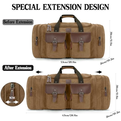 Canvas Duffle Bag for Men
