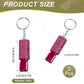 Three Tube Whistle Aluminum Alloy Survival Whistle for Outdoor Needs Sports Referee Emergency
