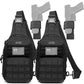 Tactical Sling Backpack With Holster Military Crossbody Bag for Men Single Shoulder Back Pack 10L
