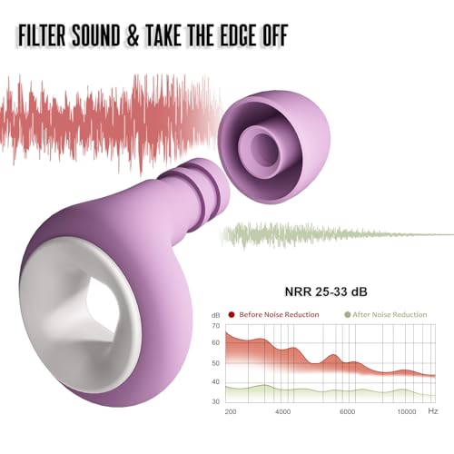Concert Ear Plugs Hearing Protection 20 (2 Count)