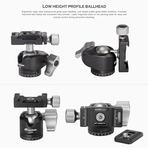 Carbon Fiber Travel Tripod Compact Ball Head LS
