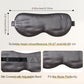 Adjustable 100% 22 Momme Mulberry Silk Sleep Mask