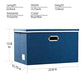Extra Large Collapsible Storage Bins with Lids [5 (5 Count)