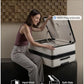 Checked Top Opening Expandable Suitcase