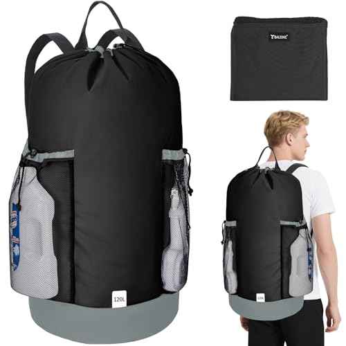 2PK 120L Laundry Bag Backpack (2 Count)