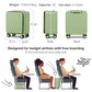 17x14x9 Carry On Luggage Underseat PC Hard Shell Suitcase Top Opening Aluminum Frame Travel Suitcases with Wheels