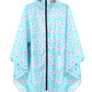 Waterproof Rain Poncho for Women Packable Hooded Raincoat with Pocket
