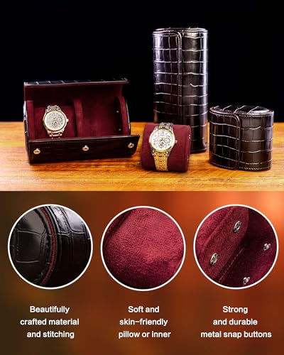 2 Watch Travel Case