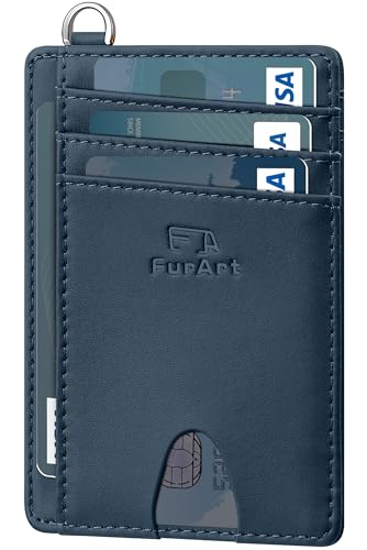 Slim Minimalist Wallet RFID Credit Card Holder for Men