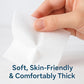 Individually Wrapped XXL Toilet Seat Covers Disposable Flushable for Travel (30 Count)