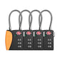 TSA Approved Travel Luggage Locks (4 Count)
