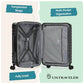 Boren Expandable Hardside Rugged Travel Luggage with 8 Spinner Wheels (2 Piece)