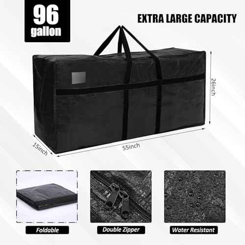 6 Pcs 96 Gallon Extra Large Moving Bags Heavy Duty Storage Bag (6 Count)