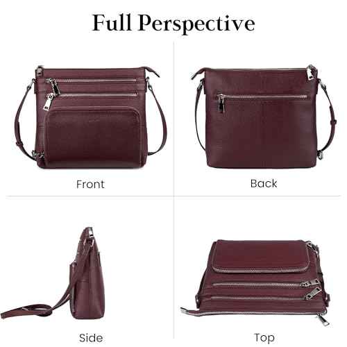 Genuine Leather Crossbody Bags for Women Anti
