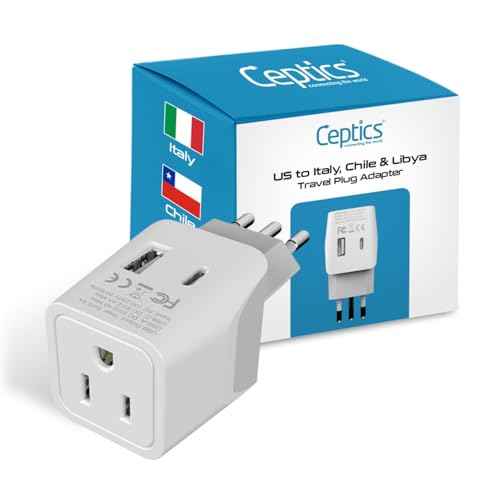 Italy Travel Plug Adapter