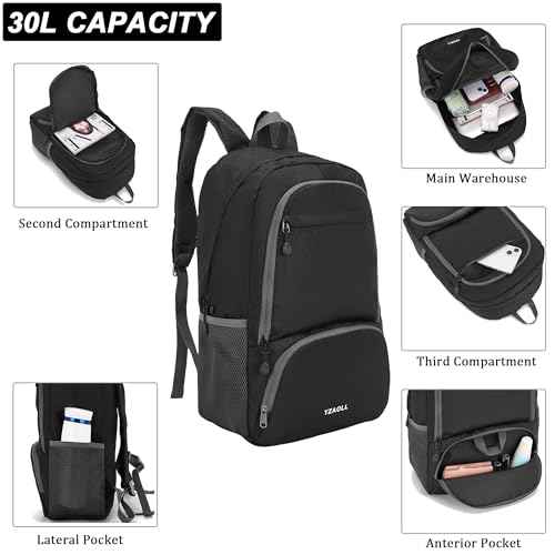 30L Hiking Backpack Lightweight Day Packs