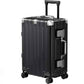 Zipperless Carry On Luggage with Wheels 20 inch Hardshell Suitcase