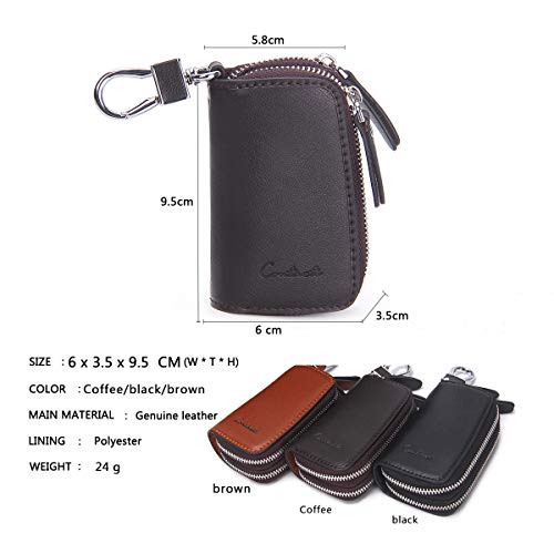 Leather Car Key Case