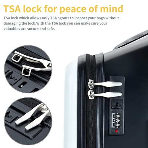 Expandable Luggage with Spinner Wheels