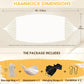 Cotton Camping Hammock Portable with Tree Straps Holds 660lbs