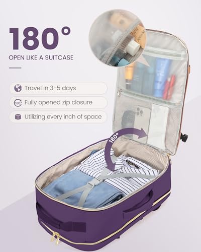 50L Travel Backpack Flight Approved Carry on Backpack