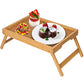 FSC 100% Bamboo Bed Tray with Folding Legs
