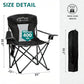 Folding Camping Chair Mesh Back Portable Breathable Outdoor Chairs with Carry Bag & Cup Holder for Camping