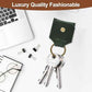 Genuine Leather SD Card Holder Keychain