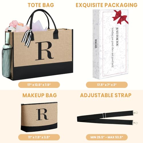 Personalized Initial Tote Bag