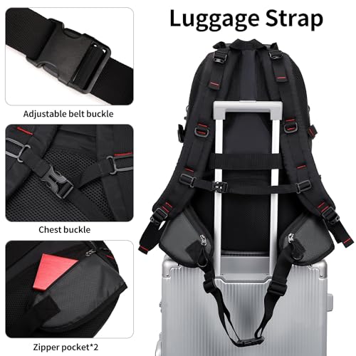 Nerlion 40L Hiking Backpack Travel Backpack for Men Women Camping Waterproof Outdoor Hiking Daypack Lightweight Backpack
