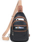 Sling Bag for Women Crossbody Fanny Cross Body Handbag Sling Purse Vegan Leather Trendy Gifts Travel Shoulder Bag Anti Theft Brown