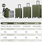 4 Piece Hardside Luggage Set with Backpack (3 Count)