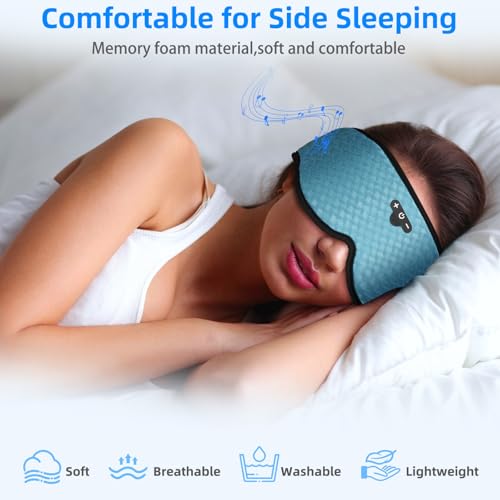 3D Sleep Mask with Bluetooth Headphones