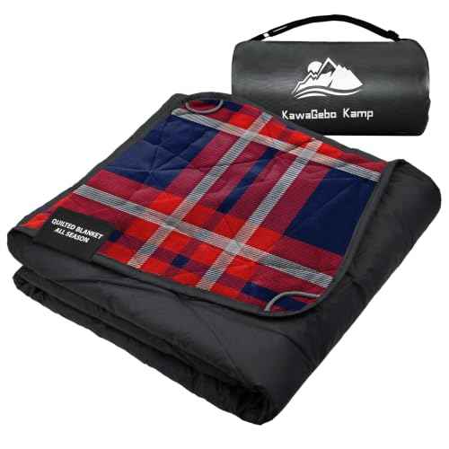 Large Waterproof Outdoor Blanket Thick Fleece 80" x 58"