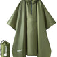 Hooded Rain Poncho for Adults