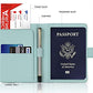 Premium Leather Passport Holder Covers Case