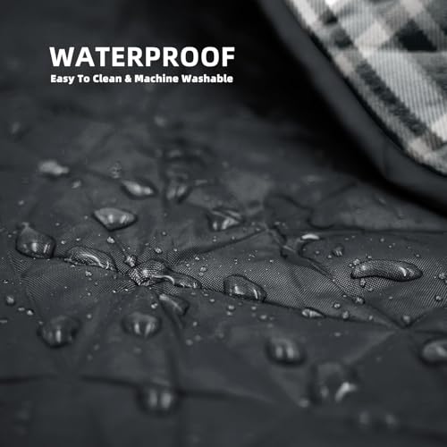 Large Waterproof Outdoor Blanket Thick Fleece 80" x 58"