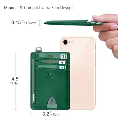 Slim Minimalist Wallet RFID Credit Card Holder for Men